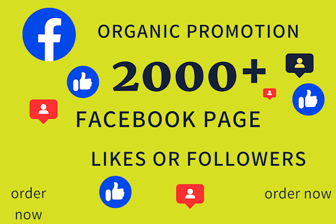 Gig Preview - Grow your facebook page following fast organically