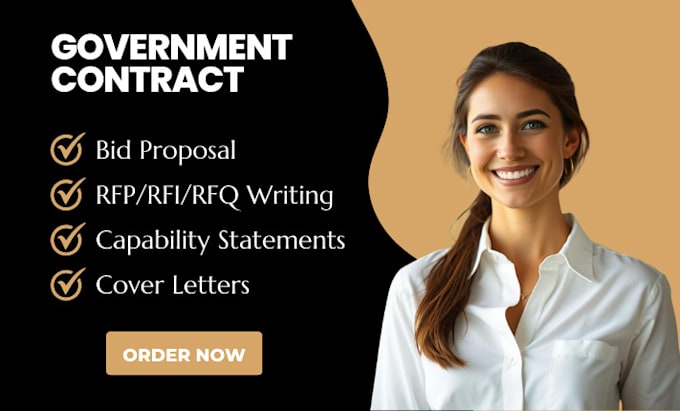 Gig Preview - Do winning government contract bid proposal sponsorship rfp rfq non profit grant