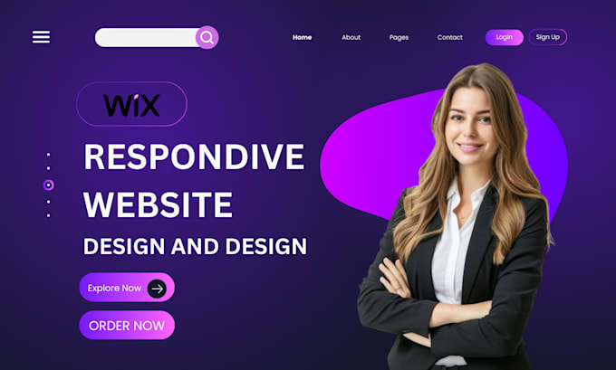 Gig Preview - Design wix redesign wix ecommerce store wix website development wix website