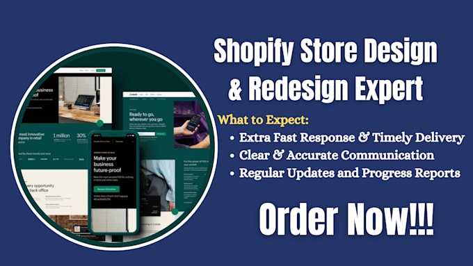 Gig Preview - Build or redesign your shopify website  store for maximum sales