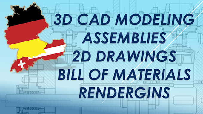 Gig Preview - Create professional 3d cad models, assemblies and engineering drawings