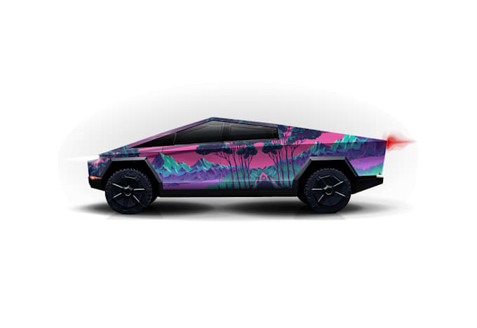 Gig Preview - Design your tesla cybertruck or other and deliver easy to install print file