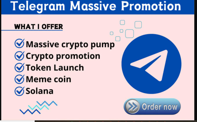 Gig Preview - Promote twitter x, telegram promotion pump fun, crypto token, sol, memecoin, cto