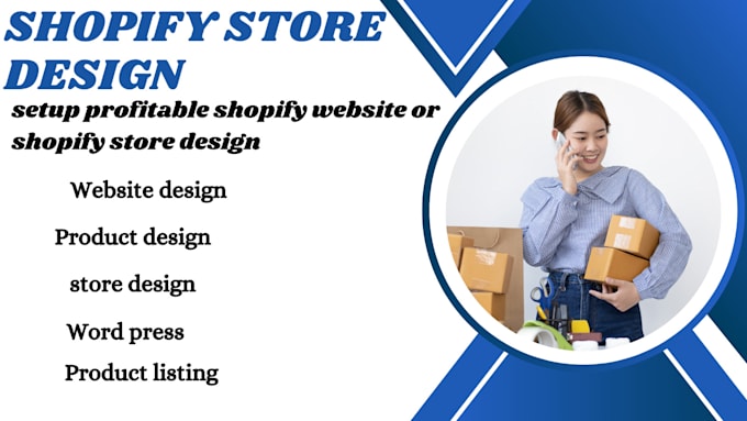 Bestseller - setup profitable shopify website or shopify store design