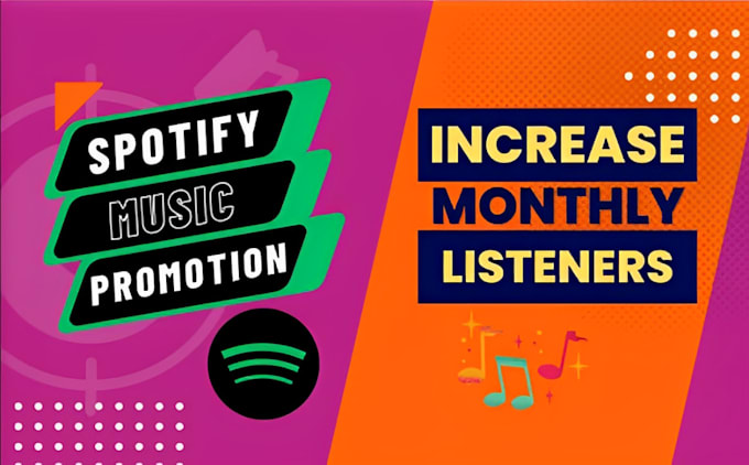 Gig Preview - Do organic spotify promotion for spotify music