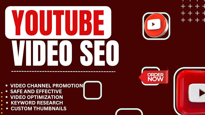 Gig Preview - Optimize youtube video SEO for top ranking to grow your channel