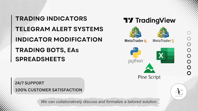 Bestseller - make customized trading indicators, alert system expert advisors, automated bots