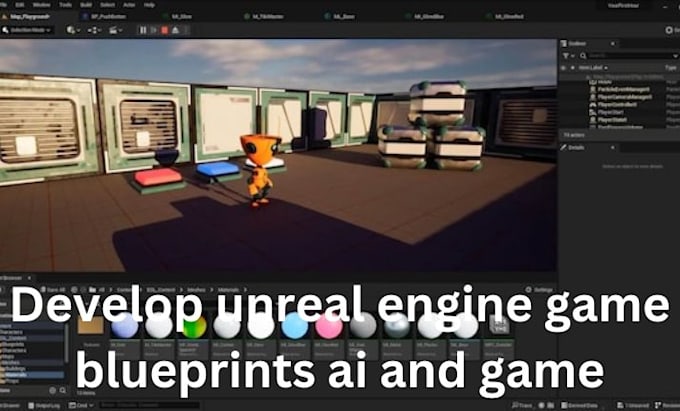 Gig Preview - Develop unreal engine game blueprints, ai systems, and prototypes