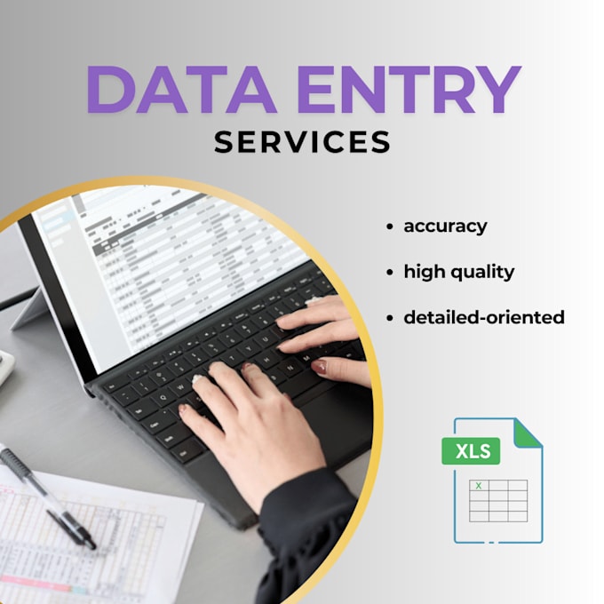 Gig Preview - Do accurate and fast data entry services