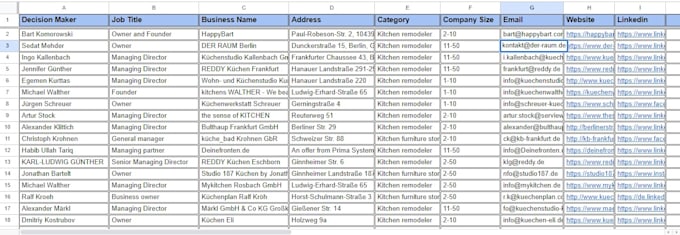 Gig Preview - Provide b2b lead generation for any industry