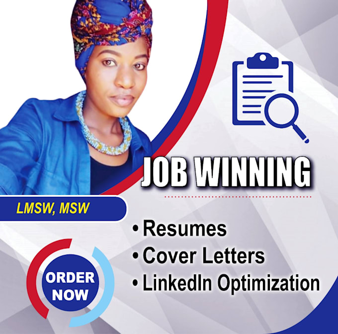 Gig Preview - Write job winning social work resumes, cover letters and linkedin