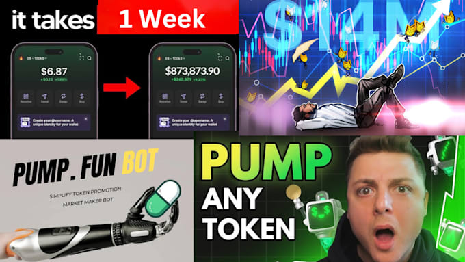 Gig Preview - Complete memecoin pump fun bcp, get 200m pump fun investor, pump fun promotion