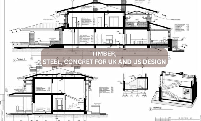 Gig Preview - Be your structural engineer uk usa for design timber steel concrete