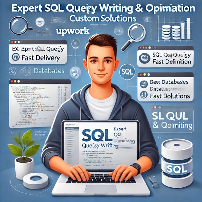 Gig Preview - Write, optimize, and troubleshoot sql queries for databases