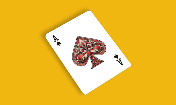 Gig Preview - Make poker card designs unique, ready to print, and customized just for you