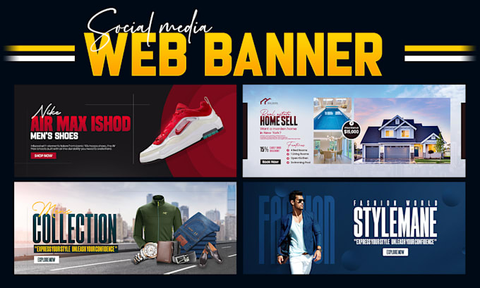 Gig Preview - Design web banner ads in 2 hours