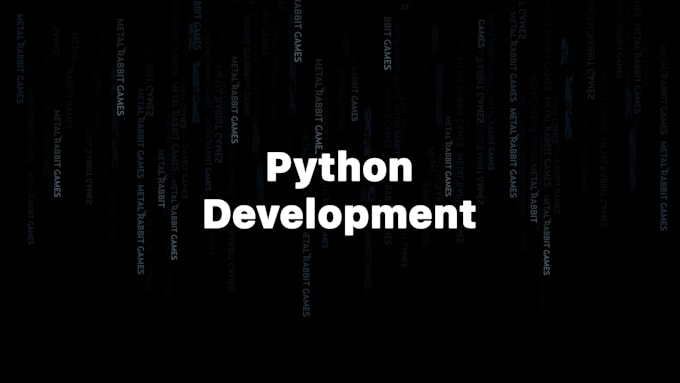 Gig Preview - Create a python program for your goals