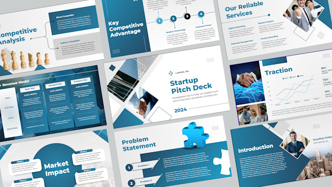 Gig Preview - Design a investor pitch deck powerpoint presentation