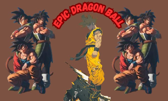 Gig Preview - Create epic dragon ball fan art or custom dragon ball z original character anime