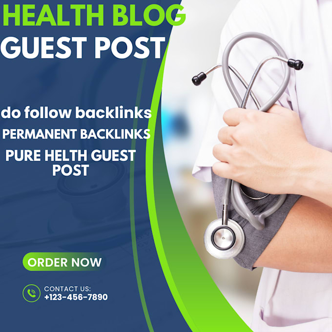 Bestseller - provide high quality do follow health guest post backlinks