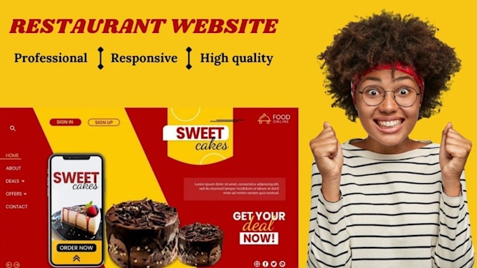 Gig Preview - Create wordpress restaurant website