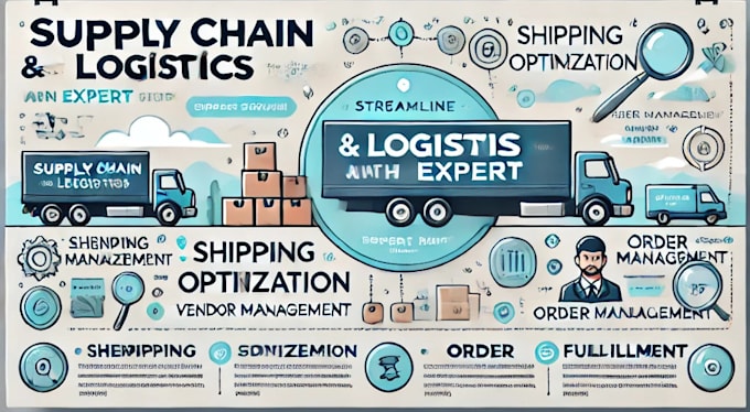 Gig Preview - Optimize your supply chain and manage shipping processes