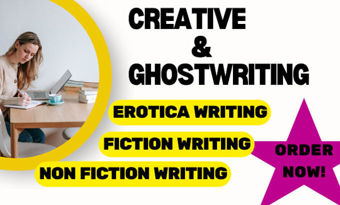 Gig Preview - Do erotica writing, fiction and nonfiction ghostwriting