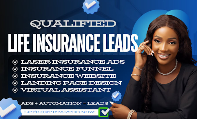 Gig Preview - Life insurance leads insurance leads life insurance website insurance leads