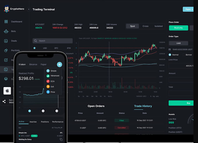 Gig Preview - Do trading bot, crypto arbitrage trading bot, solana bot, telegram trading bot