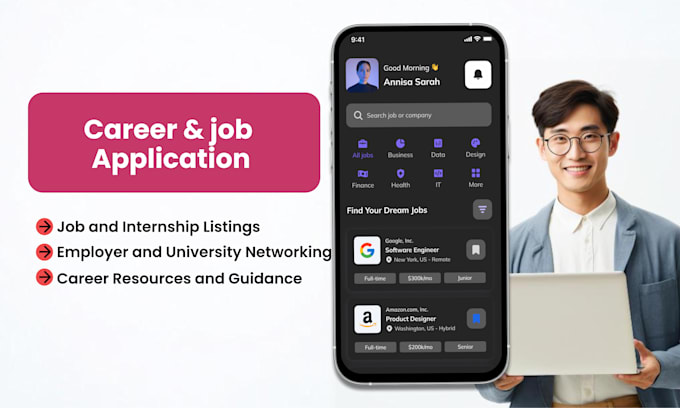 Gig Preview - Develop a blockchain based career and job application app like handshake