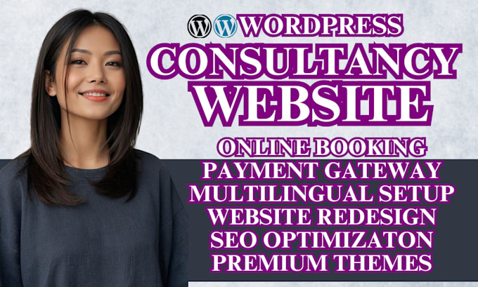 Gig Preview - Consultancy website business consultancy website consultancy website redesign