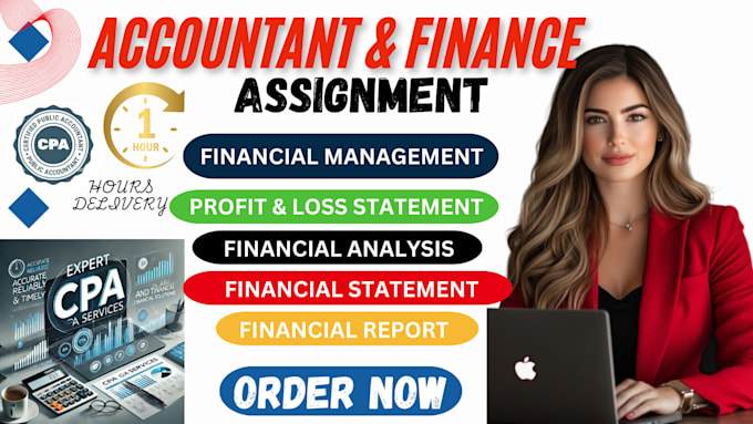 Gig Preview - Write report of financial analysis, finance, accounting tasks and assignment