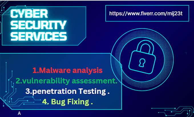 Gig Preview - Offer expert cybersecurity services ,  tackling projects, assessments and tasks