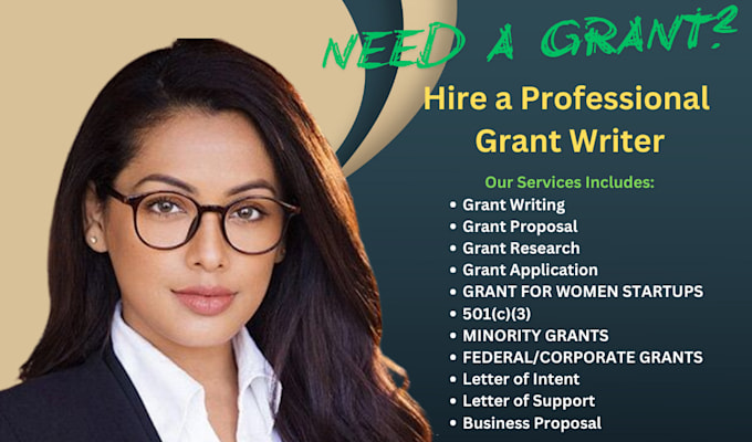 Gig Preview - Do grant writing, grant proposals, grant research as a non profit organization