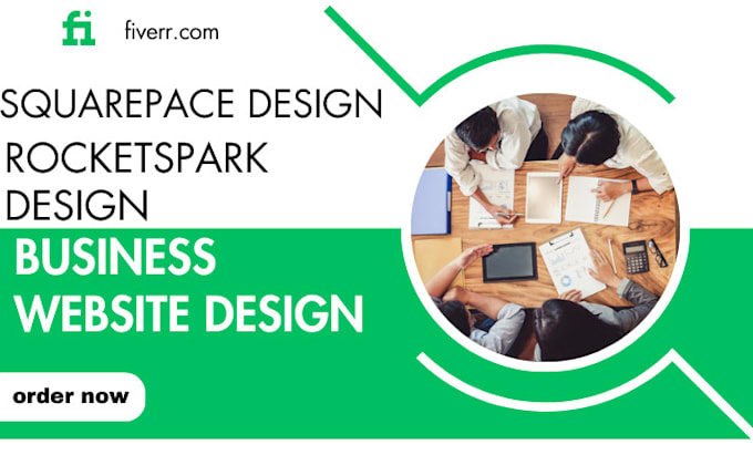 Gig Preview - Design rocketspark website   squarespace website to build your business website