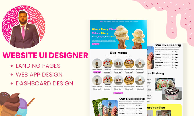 Bestseller - create a stunning figma website design