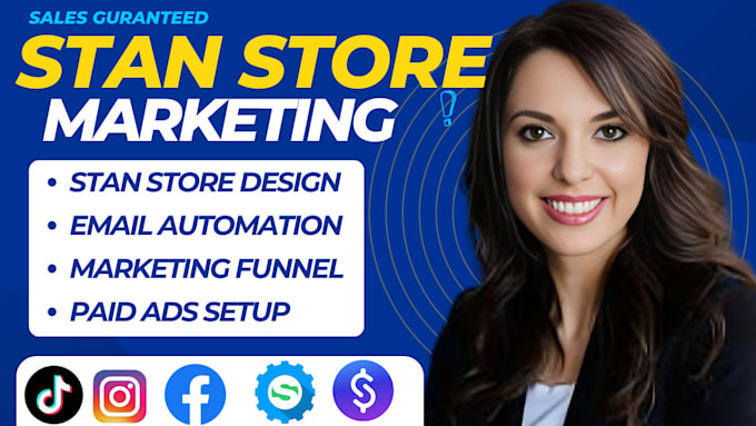 Gig Preview - Do stan store marketing, payhip store, ebook marketing and stan store design