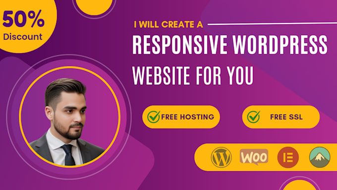 Bestseller - create responsive modern design wordpress website for you