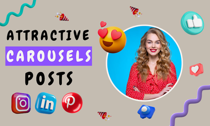 Gig Preview - Create carousels for linkedin or instagram on canva