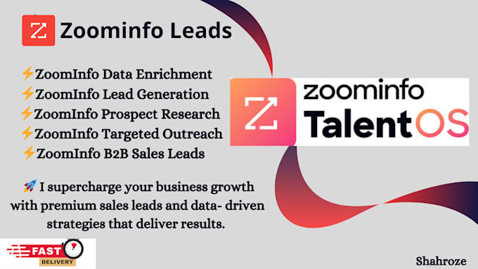 Gig Preview - Provide you accurate results by using zoominfo