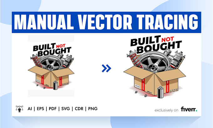 Gig Preview - Redraw, recreate, convert logo to vector tracing, jpg to vector