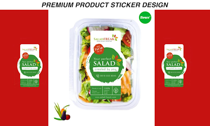 Gig Preview - Do product sticker, label and packaging for box, pouch, food and bottle design