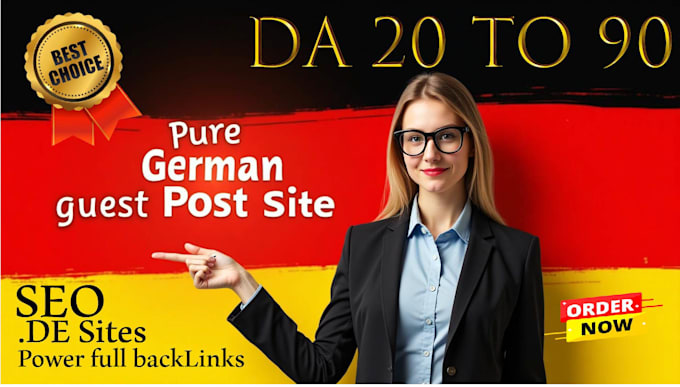 Gig Preview - Create quality german backlinks for local germany seo