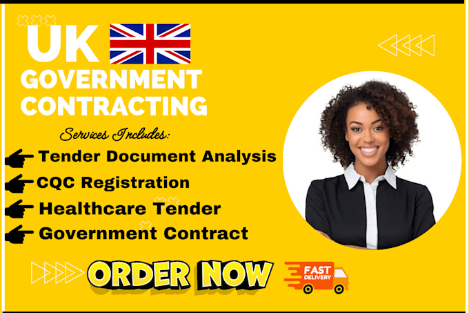 Gig Preview - Write winning UK government contract bids, tender, nhs tender, cqc, proposal