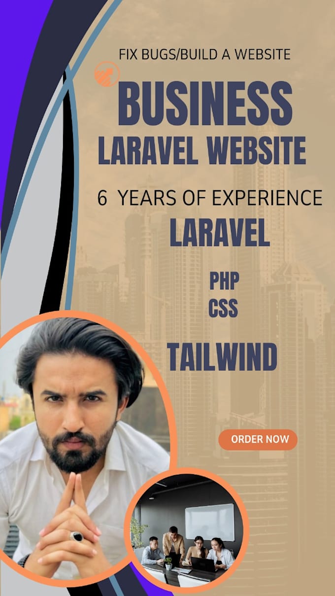 Gig Preview - Design a website by tailwind CSS reactjs nextjs nuxt laravel