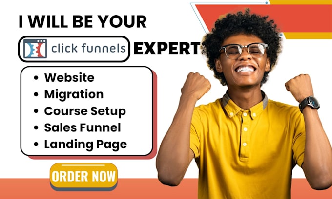 Gig Preview - Setup clickfunnels 2 0 website migration course sep landing page sales funneltu