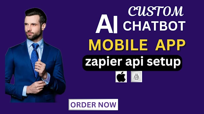 Gig Preview - Zapier API setup whatsapp chat website ai  chatbot chatgpt integration CRM saas