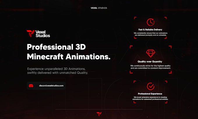 Gig Preview - Create a professional minecraft 3d animation for you