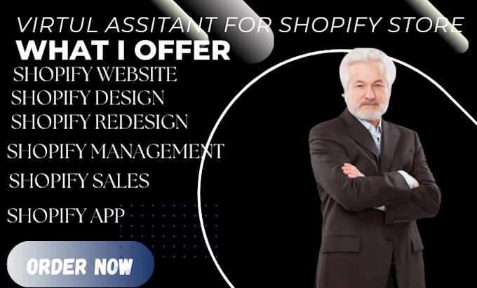 Gig Preview - Be your shopify virtual assistant for complete shopify sales marketing