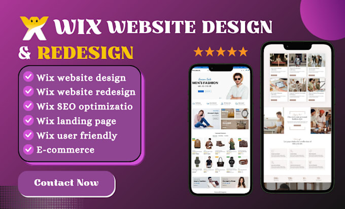 Gig Preview - Redesign wix website wix website redesign wix design and redesign